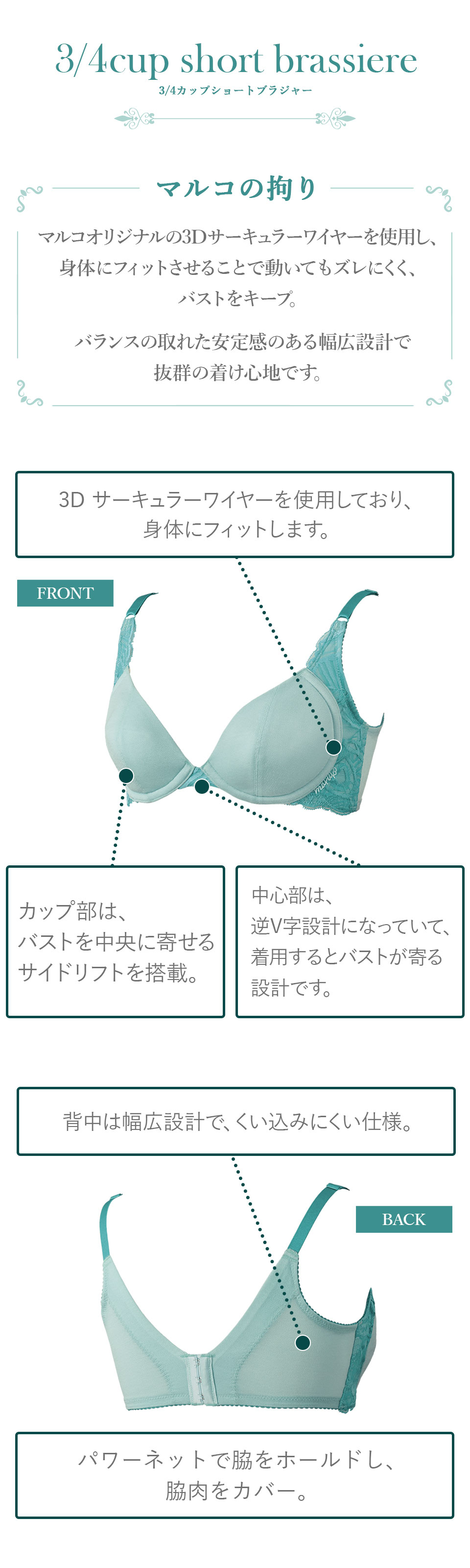 プレアンデ ブルーグリーン