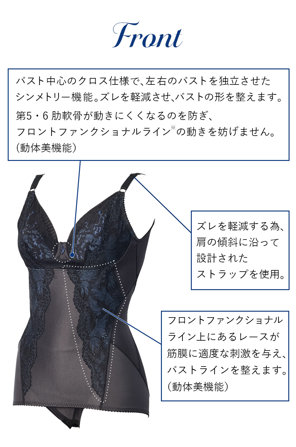 カーヴィシャス エターヴェリー フルカップボディスーツ