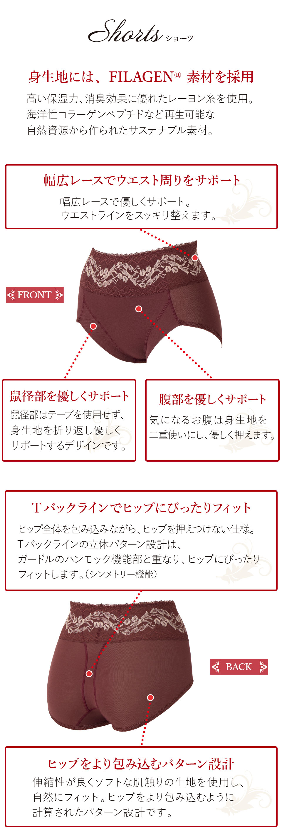 リベルディーニュボルドー ショーツ