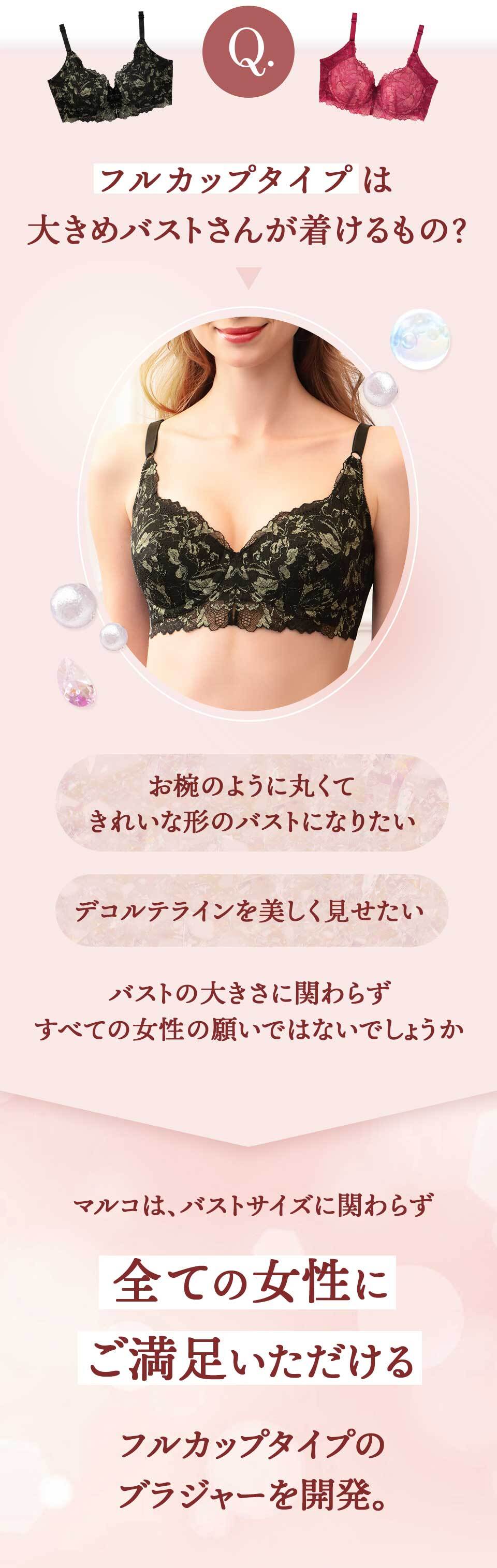 マキジェリーク(Maquigeriec) 背中すっきり つつまれ美乳ブラ (プリンセチア柄)