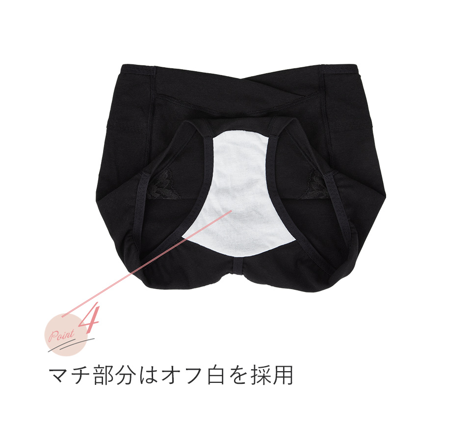 ワイヤー入りとは思えない優しい着け心地！マルコ初マタニティショーツ