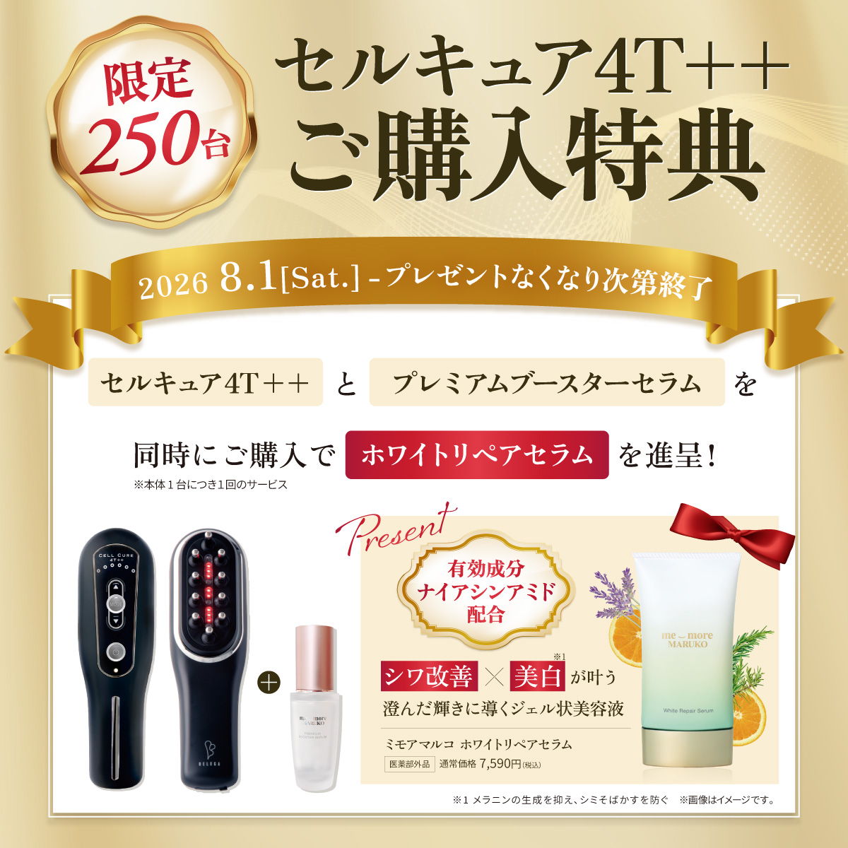 セルキュア4T++ご購入特典